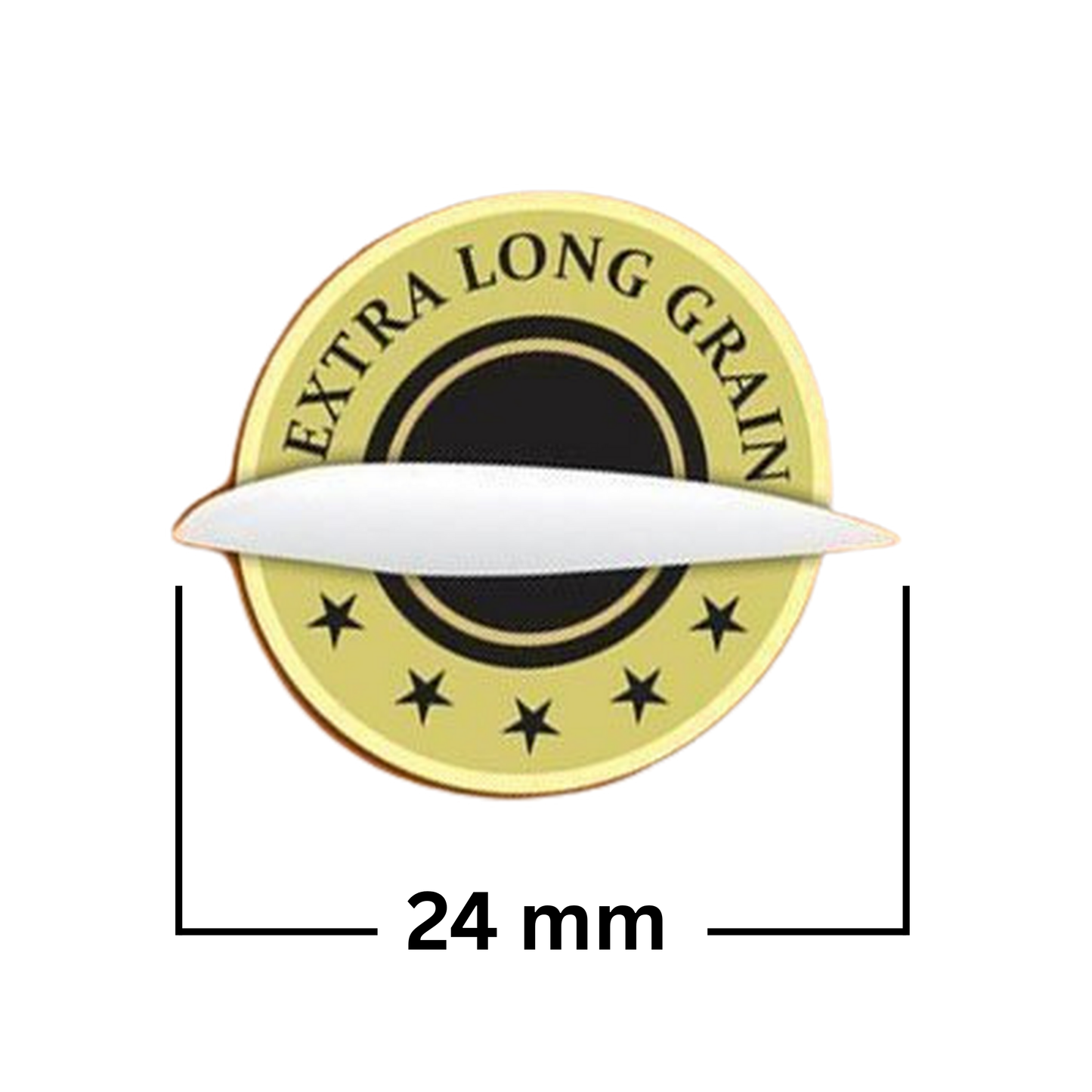 Empire Basmati Rice extra-long grain size 24mm showcasing premium length and texture